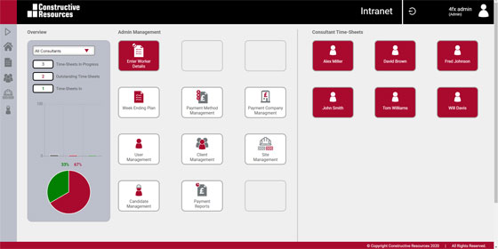 Time Sheet Management System